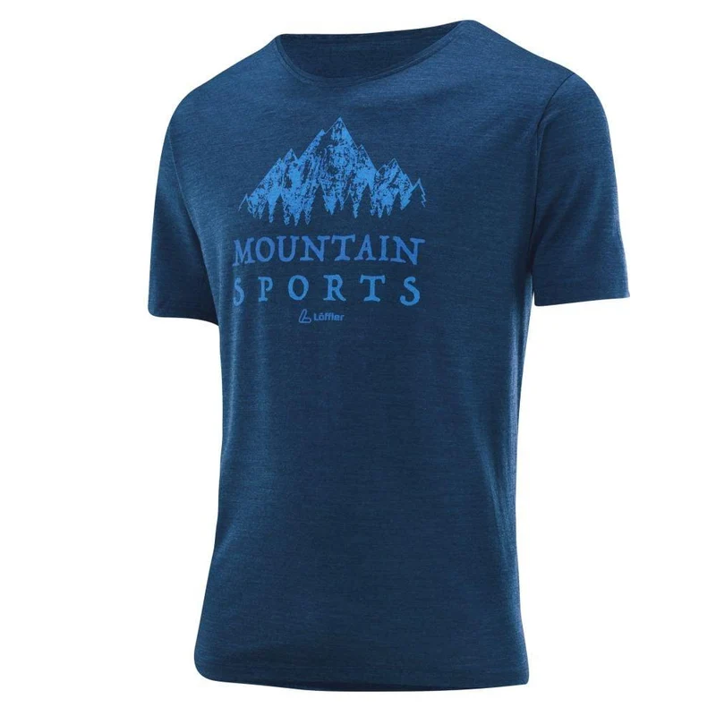 Löffler M Printshirt Merino-Tencel