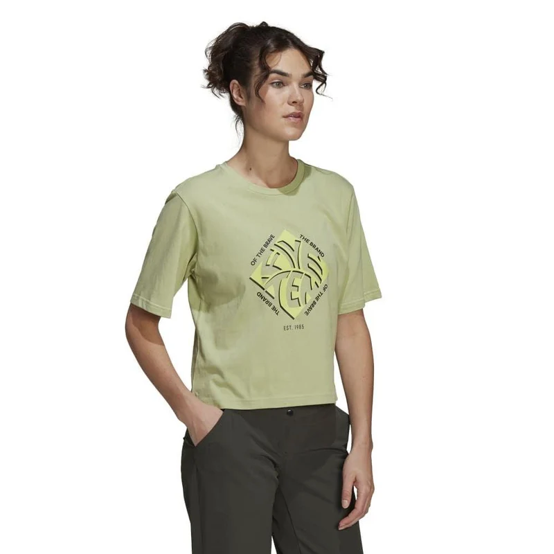 FiveTen Cropped Graphic T-Shirt