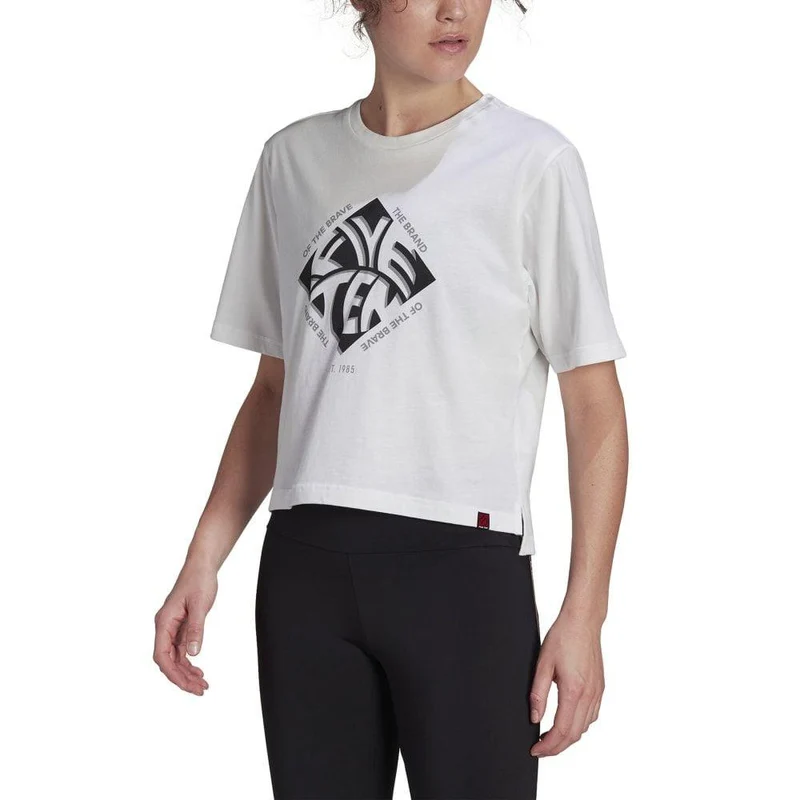 FiveTen Cropped Graphic T-Shirt