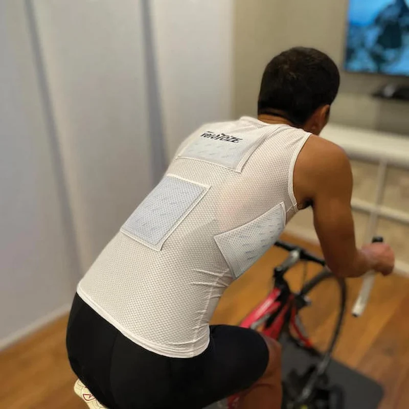 VeloToze Kühlweste XL Weiß - maximale Kühlung für Indoor-Training & heiße Tage