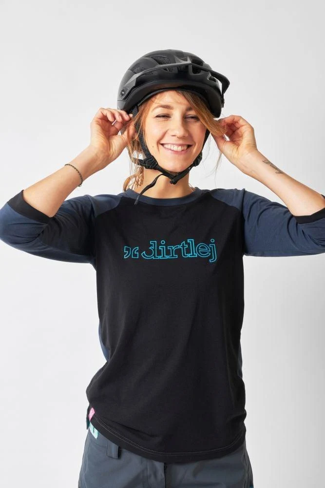 dirtlej Mountee ladies steel blue/turq