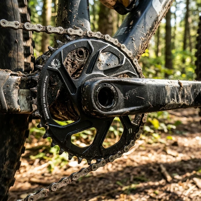 SRAM Kettenblatt X-Sync 2 SL Eagle 36T 3mm Offset schwarz - Carbon MTB Kettenblatt 12-fach
