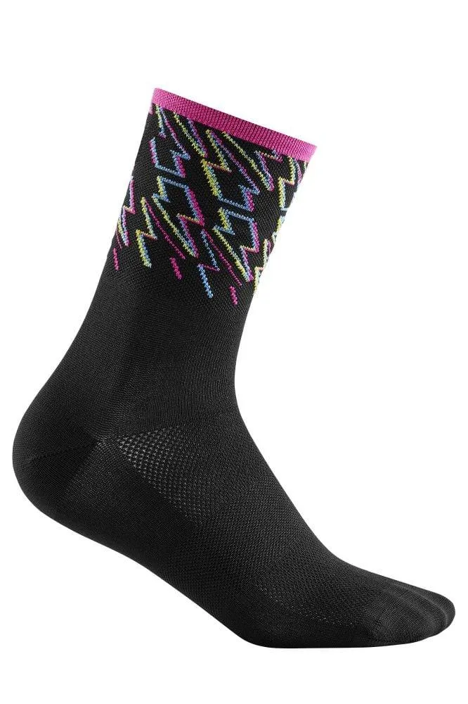 Cube Socke High Cut Blackline
