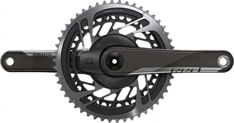 SRAM Kurbelgarnitur Quarq RED AXS 175 mm 46-33T - präzise Leistungsmessung für Road