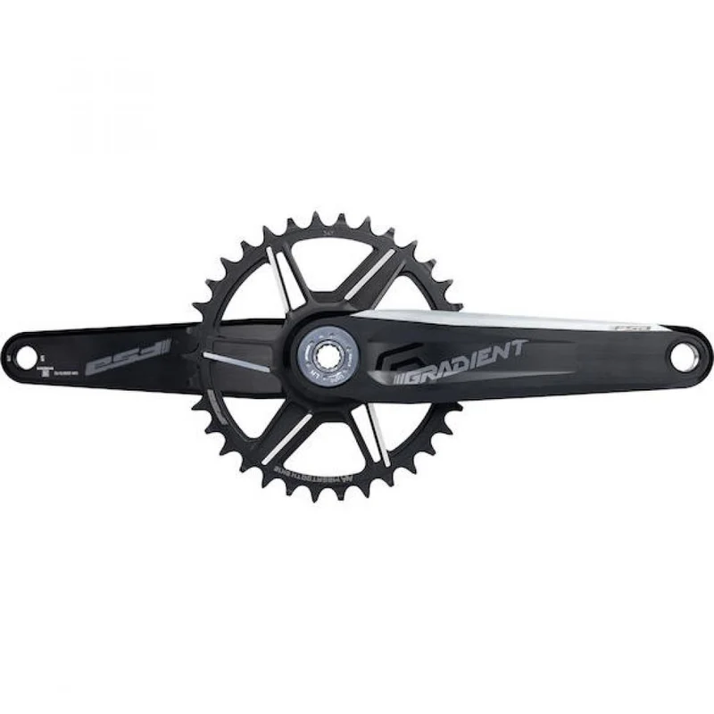 FSA Kurbelgarnitur Gradient Modular Direct Mount 175 mm Schwarz - maximale Performance für Enduro & Downhill