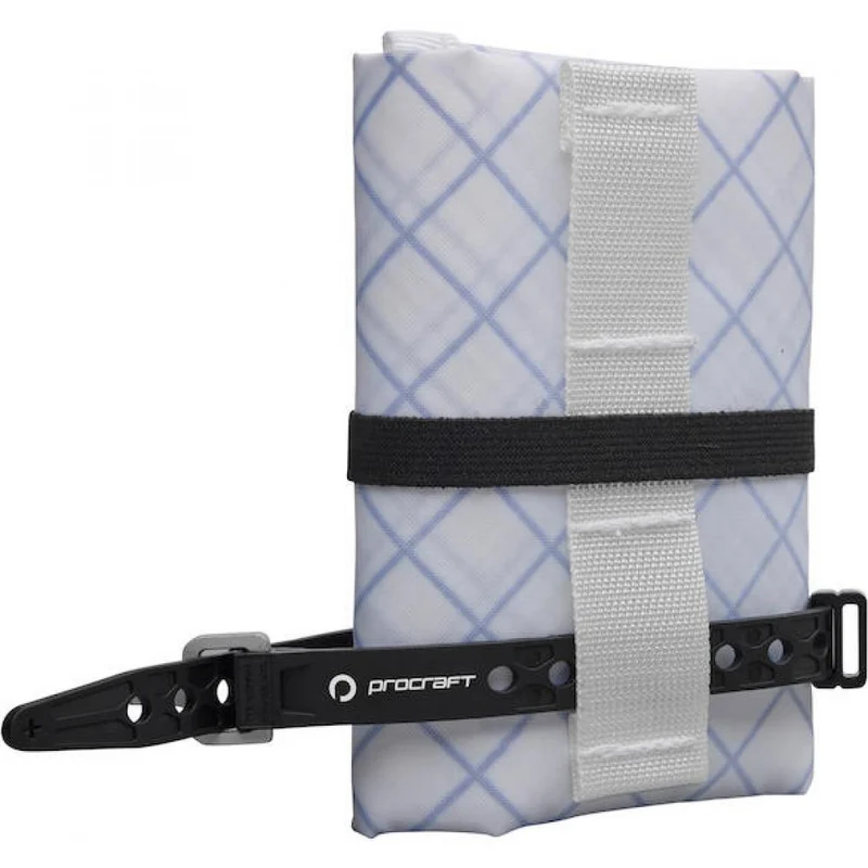 Procraft Satteltasche Strap Pack Größe M Weiß - nachhaltige, wasserdichte Satteltasche