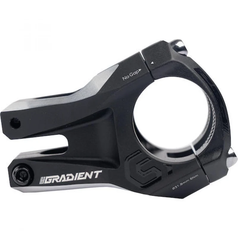 FSA Vorbau Gradient 31,8 +6° 31,8 x 50 mm Schwarz - präziser MTB-Kontrollvorbau