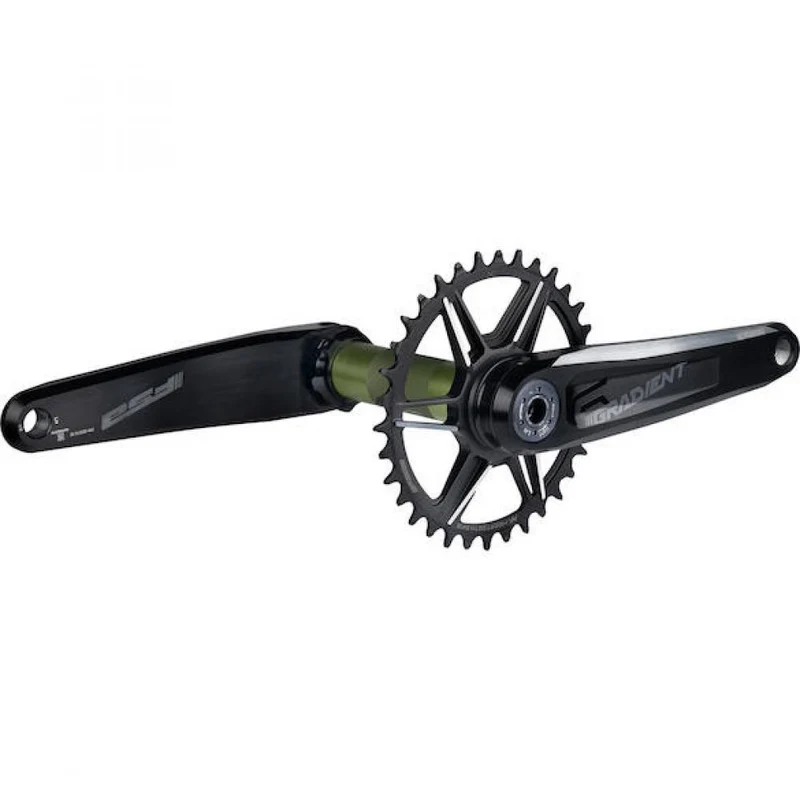 FSA Kurbelgarnitur Gradient Modular Direct Mount 165 mm Schwarz - maximale Kontrolle im Gravity-Einsatz