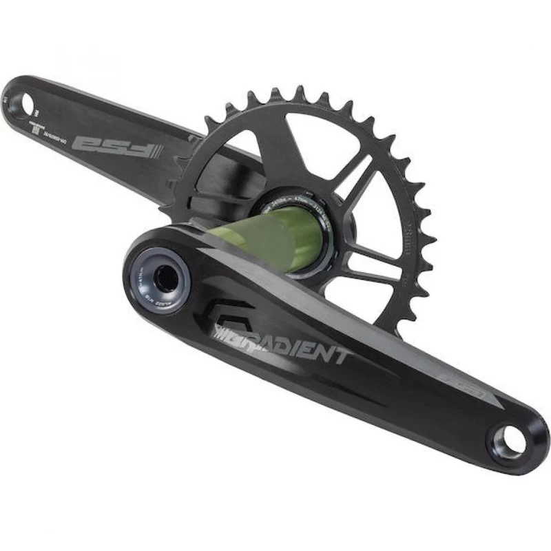 FSA Kurbelgarnitur Gradient Modular Direct Mount 165 mm Schwarz - maximale Kontrolle im Gravity-Einsatz