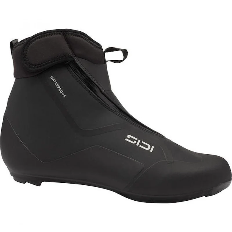 Sidi ROAD NUBES black/black 50 Schwarz - wasserdichter Rennrad-Winterschuh mit R2CC-Carbonsohle