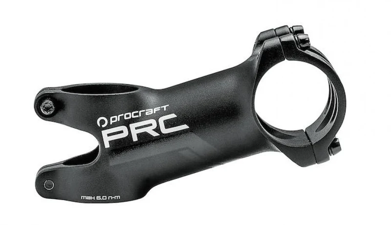 Procraft PRC ST2 Vorbau 17° / 110 mm 31,8 mm Schwarz Matt - Leichtgewicht mit 7050-T6 Aluminium