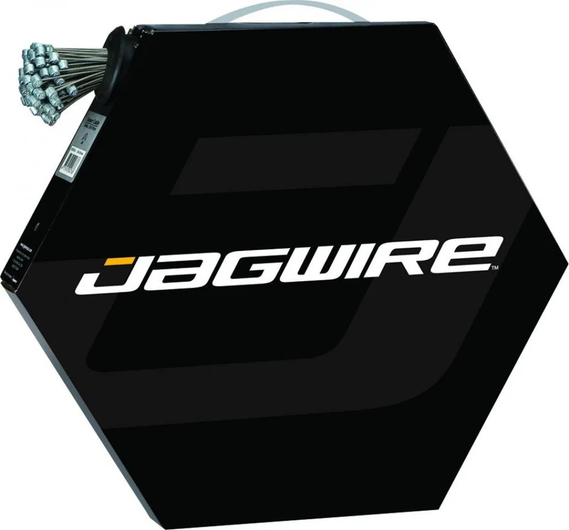 Jagwire Schaltzug Basic Edelstahl Werkstattverpackung 1,2 x 2300 mm Silber - korrosionsbeständige Schaltperformance