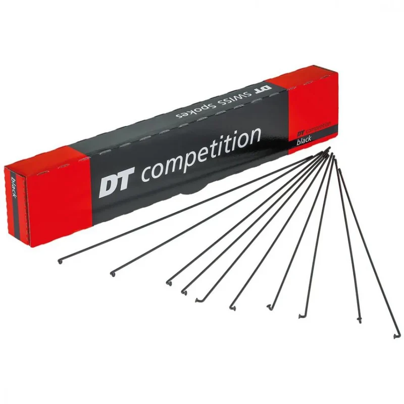 DT Swiss Speiche Competition 2.0 / 1.8 284 mm schwarz - robuste Leichtbau-Speiche