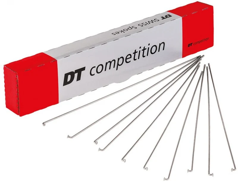 DT Swiss Speiche Competition 2.0 / 1.8 288 mm silber - robuste Allround-Speiche