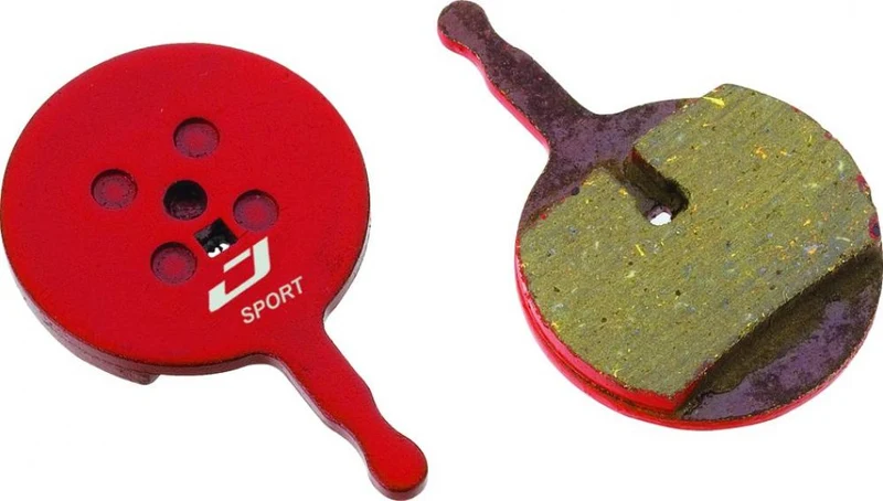 Jagwire Bremsbeläge Disc Sport Semi-Metallic Werkstattverpackung - 25 Paar, Rot