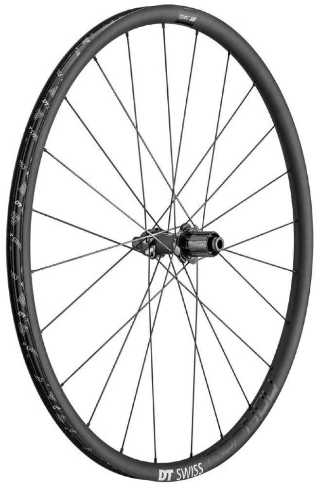 DT Swiss Laufrad CRC 1400 Spline Disc 622x22,5 mm schwarz - leichtes Gravel- und Crosser-Laufrad