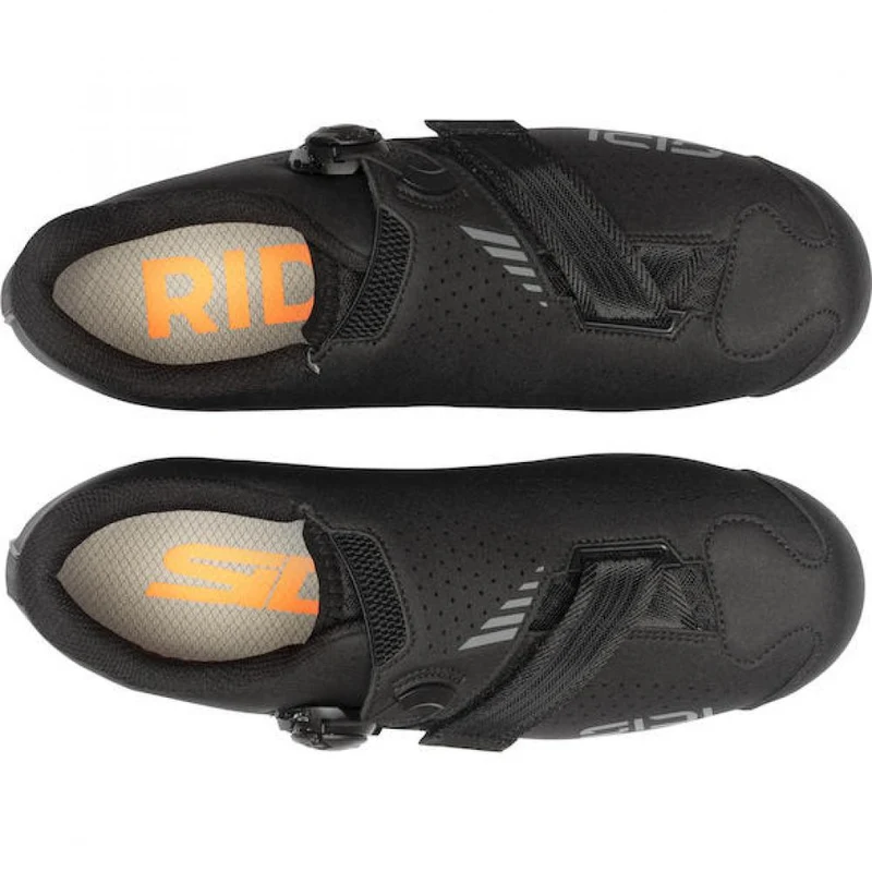 Sidi MTB AERTIS MEGA black/black Größe 50 Schwarz - breiter MTB-Schuh mit Top-Passform