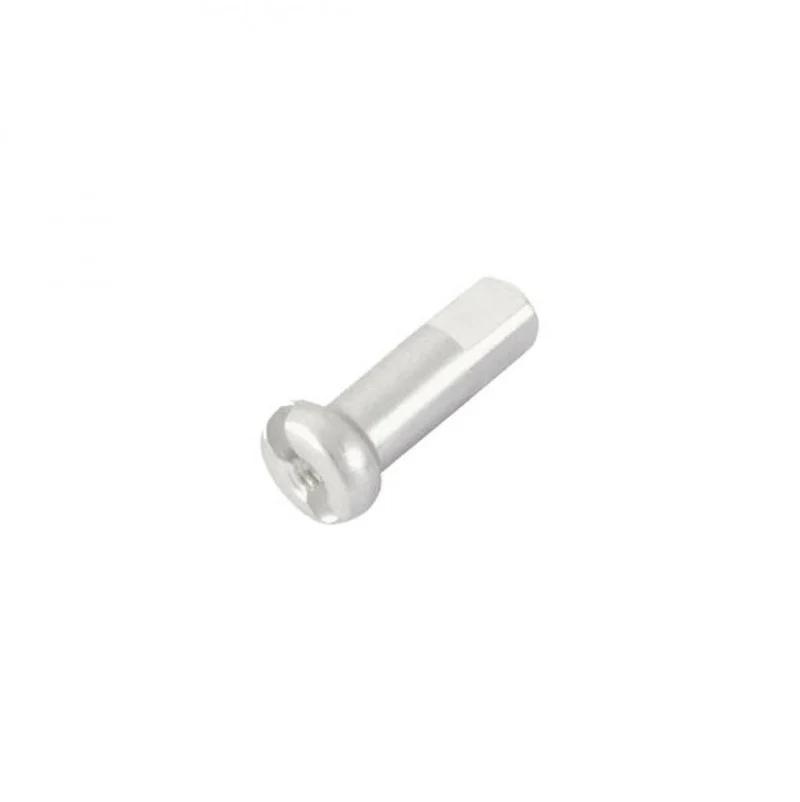 DT Swiss Speichennippel 1.8 Aluminium 12 mm silber - ultraleicht für präzisen Laufradbau