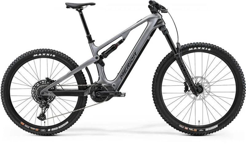 Merida eONE-SIXTY 6000 III1 gunmetal/schwarz XL (47) - kraftvolles E-MTB für anspruchsvolle Trails