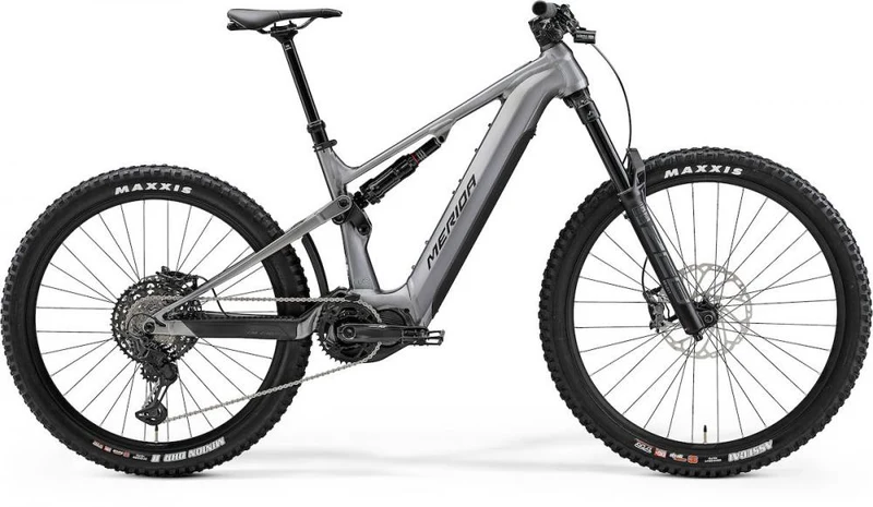 Merida eONE-SIXTY 875 IV1 gunmetal/schwarz XL (47) - leistungsstarkes E-MTB für anspruchsvolle Trails