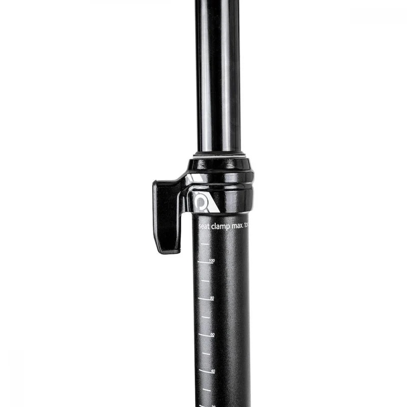 Procraft Vario-Sattelstütze D-SP.R 31,6 x 400 mm Schwarz - absenkbare Seatpost mit 125 mm Travel