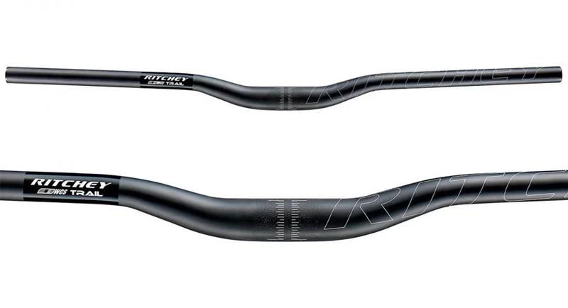 Ritchey WCS Trail Rizer MTB-Lenker 31,8 mm, 800 x 30 mm, 9° Backsweep, 2° Upsweep, Farbe Blatte Black, aus dreifach konifiziertem 7050 Aluminium