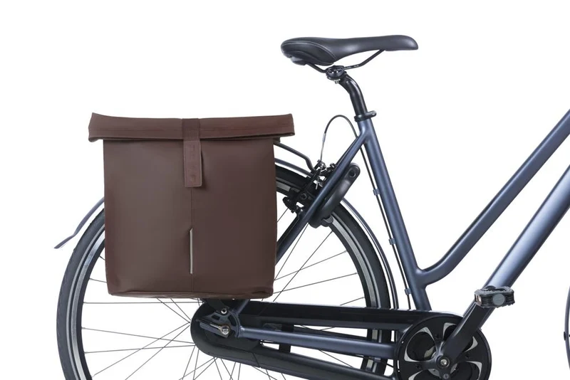 Basil Doppelpacktasche City roasted brown 12x29x30 cm 28 bis 32l
