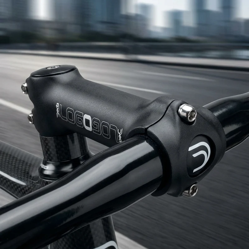 Deda Vorbau Logo Ø 26,0 mm 60 mm, black-matte