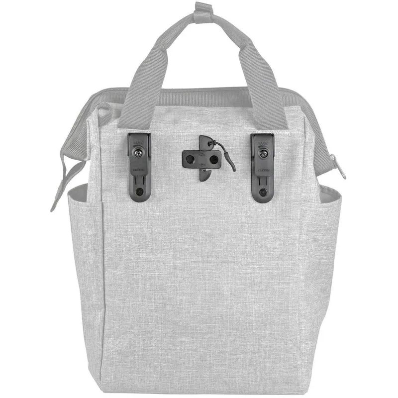 KLICKfix Gepäckträgertasche ROOMY GT twist sky rose Größe 17x25x40cm 12l
