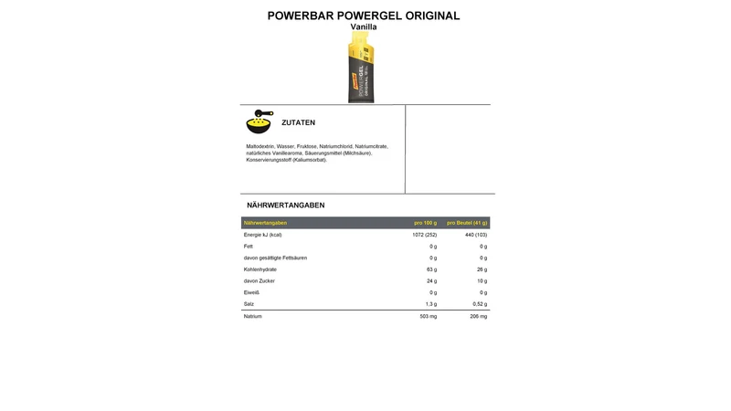 PowerBar PowerGel Original 41 g.