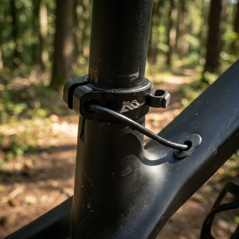 XLC All MTN Sattelstützklemmring Ø 31,6mm, schwarz