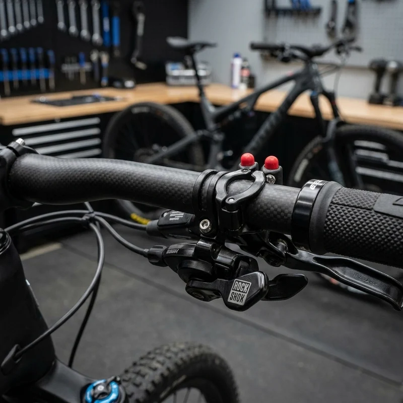 SRAM Matchmaker X Paar schwarz - aufgeräumte Cockpit-Lösung für RockShox-Remote-Hebel