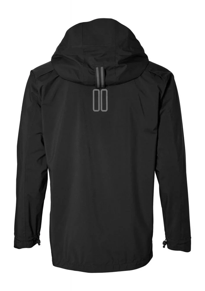 Basil Skane Herren Regenjacke schwarz XL - wasserdicht & atmungsaktiv (10.000 WP/MVP) - T-Fabric mit DWR-Beschichtung ergonomischer Schnitt reflektierend & helmtauglich