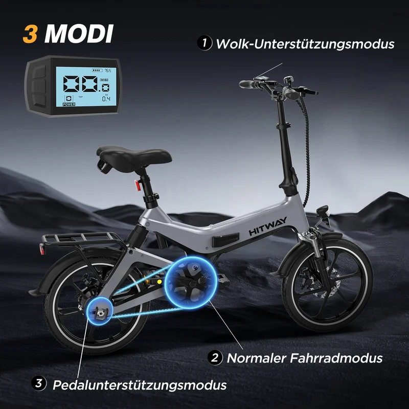 BK2 faltbares Elektrofahrrad