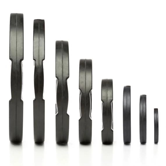 Hantelscheiben Gummi Gripper 50 mm 0,5 bis 25 kg