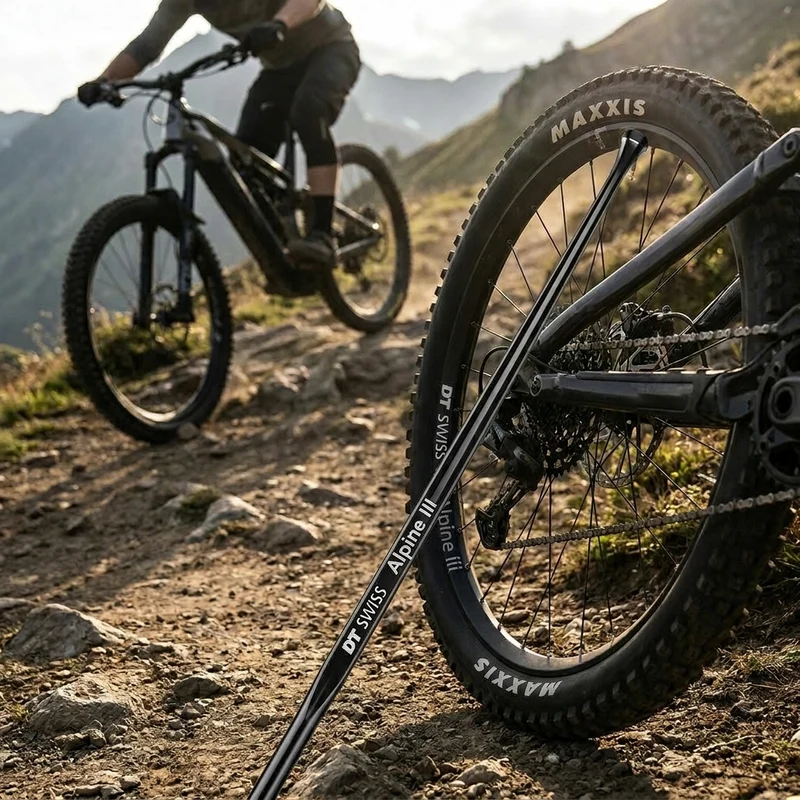 DT Swiss Speiche Alpine III 2.34 / 264 mm schwarz - ultrastarke E-Bike & Tandem Speiche - Speichen