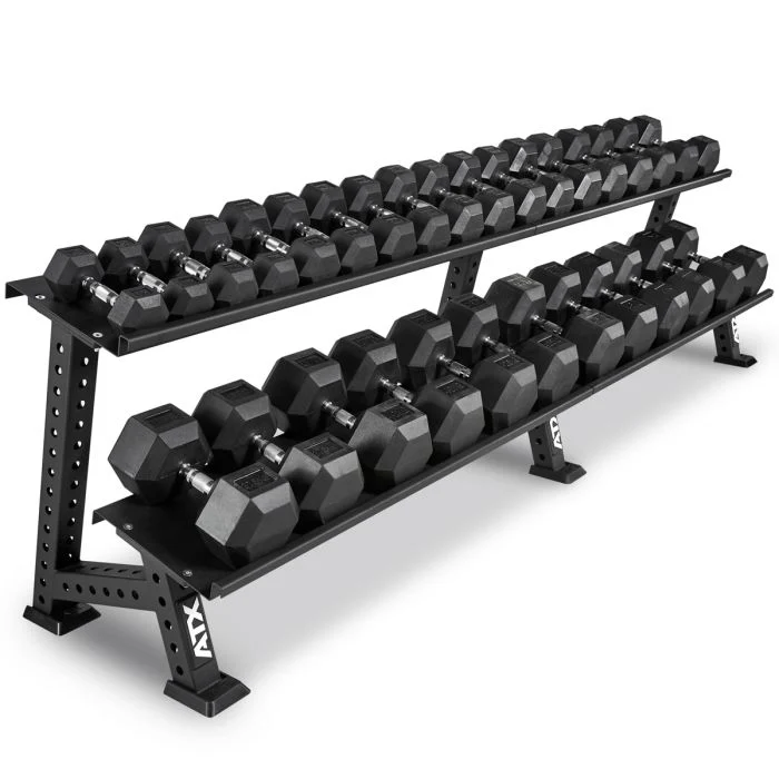 Hex Hanteln Gummi - 1 bis 50 kg