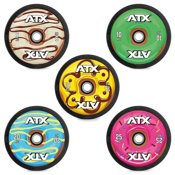 DYO Full Rubber Bumper Plates 5 - 25 kg