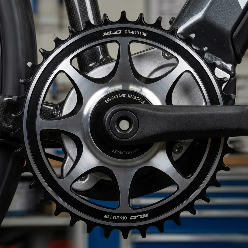 XLC CR-E13 E-Bike Kettenblatt - 38 Zähne, Yamaha PW-ST