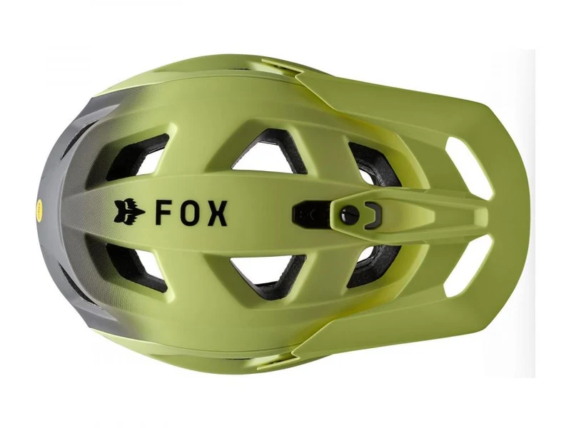 FOX Speedframe Pro Backfade MTB-Helm Lime Green Größe L 59-63 cm Mips