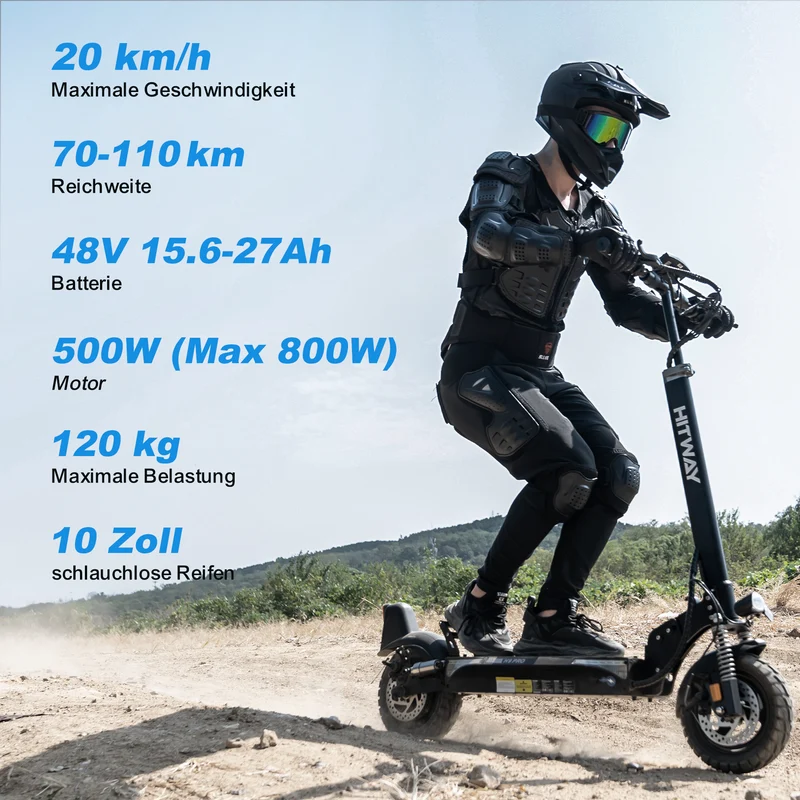 H9 PRO E‑Scooter mit ABE (Straßenzulassung)