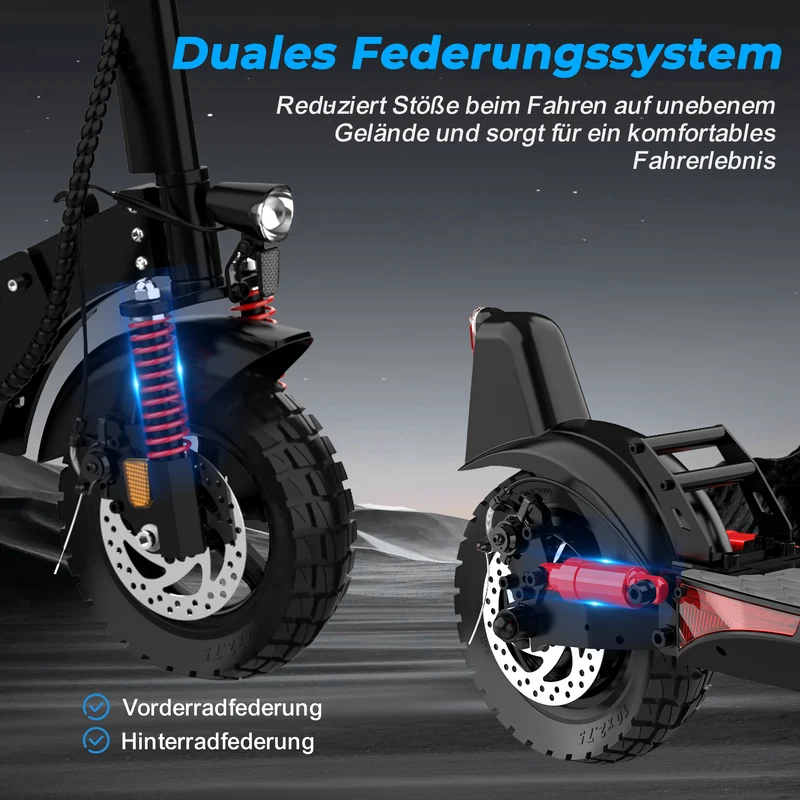 H9 PRO E‑Scooter mit ABE (Straßenzulassung)