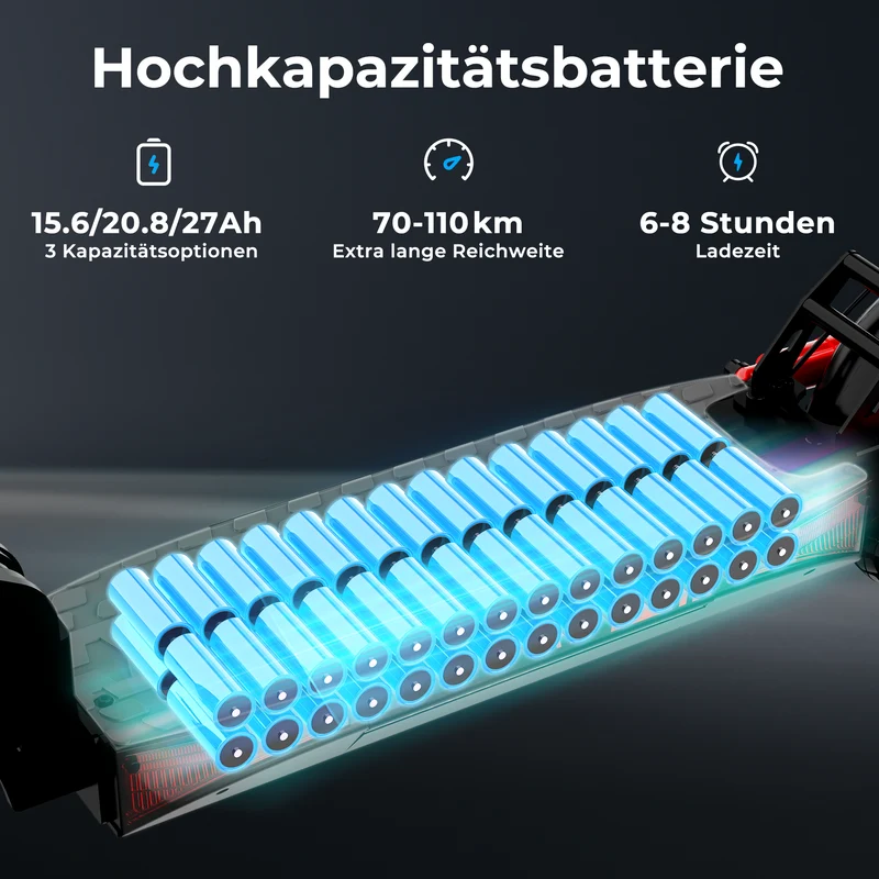 H9 PRO E‑Scooter mit ABE (Straßenzulassung)