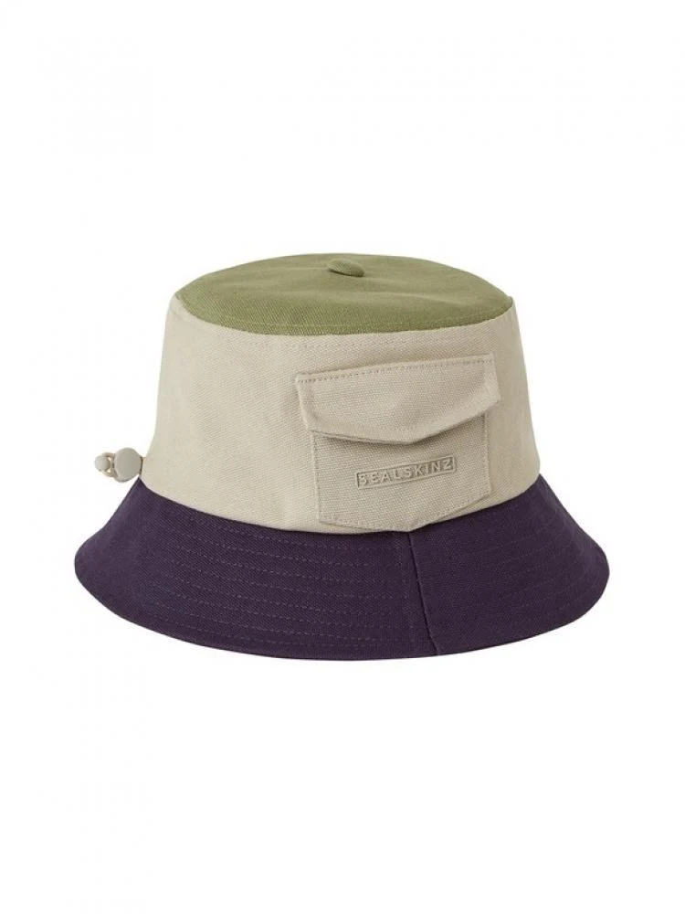 SealSkinz Fischerhut Lynford Damen creme grün navy Gr L/XL