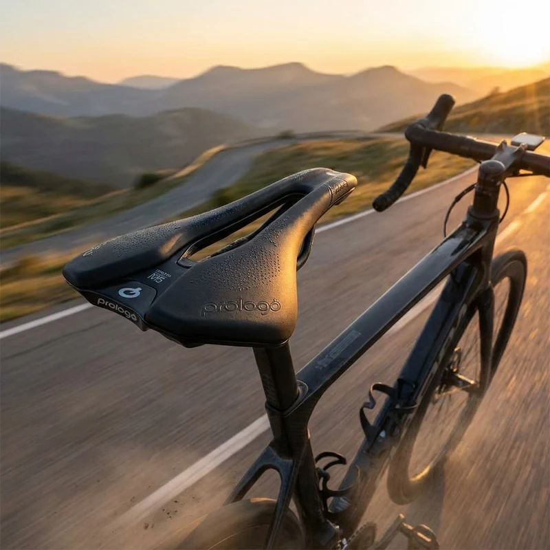Prologo Scratch M5 PAS Sattel 140 mm Schwarz - Ergonomisches Design für Rennradfahrer