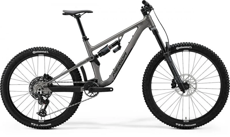 Merida ONE-SIXTY 700 S grau - leistungsstarkes Enduro-MTB für anspruchsvolle Trails