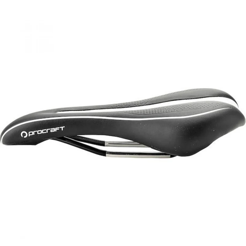 Procraft Sattel Sport Hollow 270 x 150 mm schwarz/weiß - sportlicher Komfort für Rennrad & Fitness