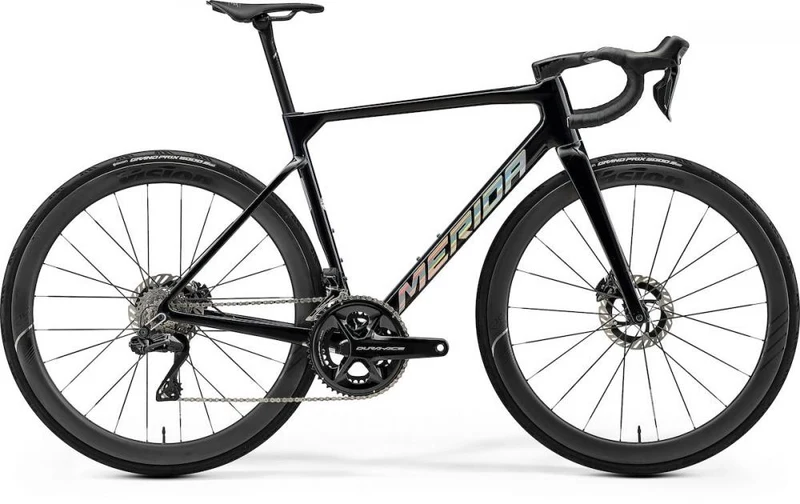 Merida SCULTURA TEAM metallic black(flash bcp) XXS schwarz - leichtes Rennrad für maximale Performance