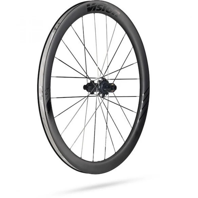 Vision Laufradsatz Metron 45 RS 45 Schwarz - leichter Aero-Carbon-Laufradsatz für Rennrad