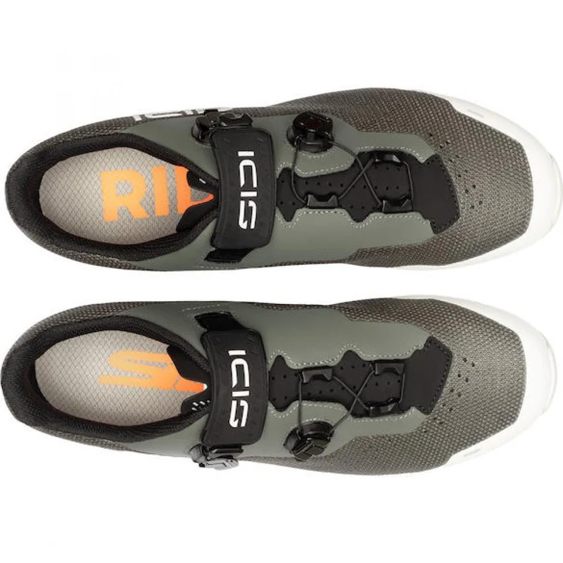 Sidi MTB DOMINATOR X deep forest 42 Grün - präziser MTB-Schuh mit Carbon-Composite-Sohle